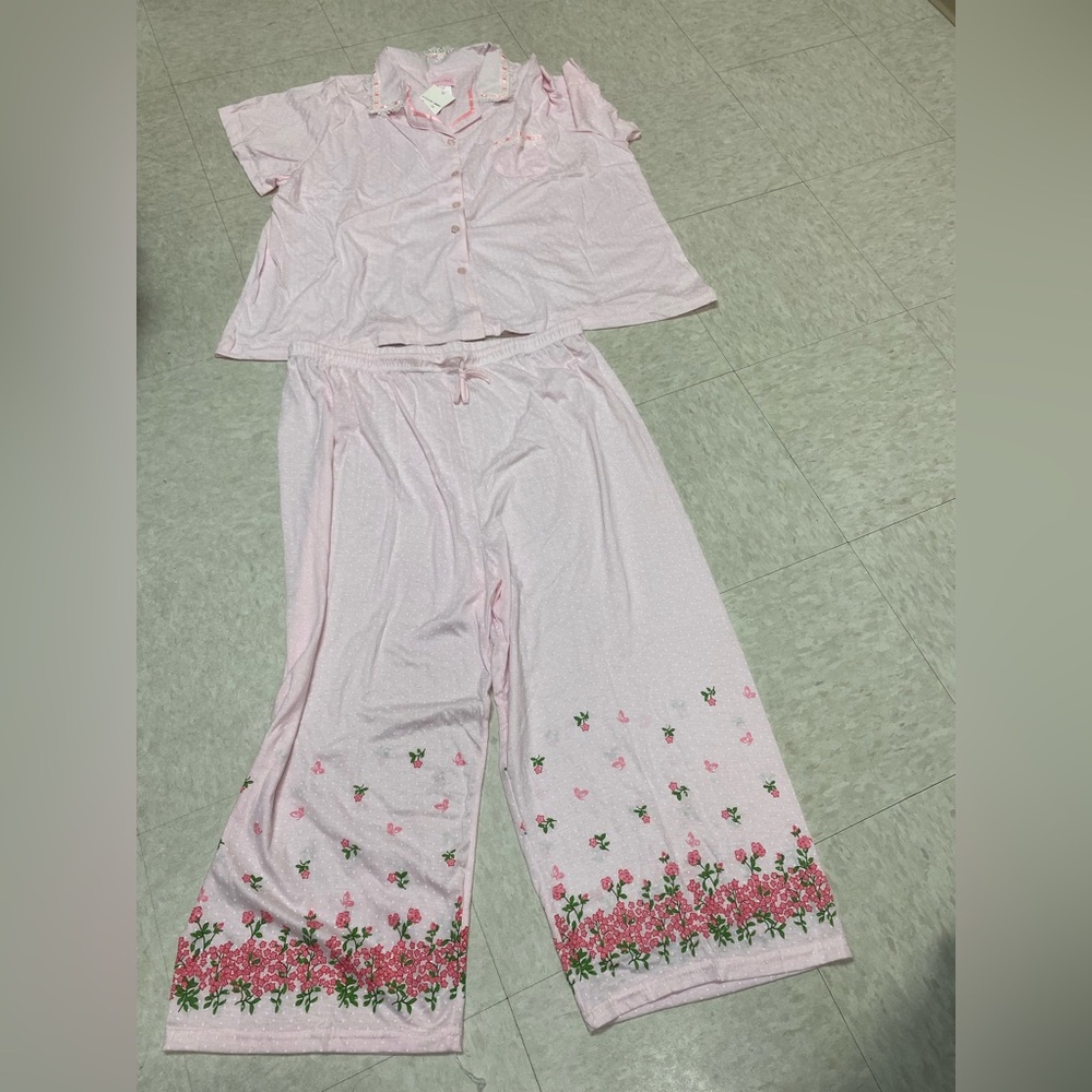 Pink label Floral women’s  Pajama set